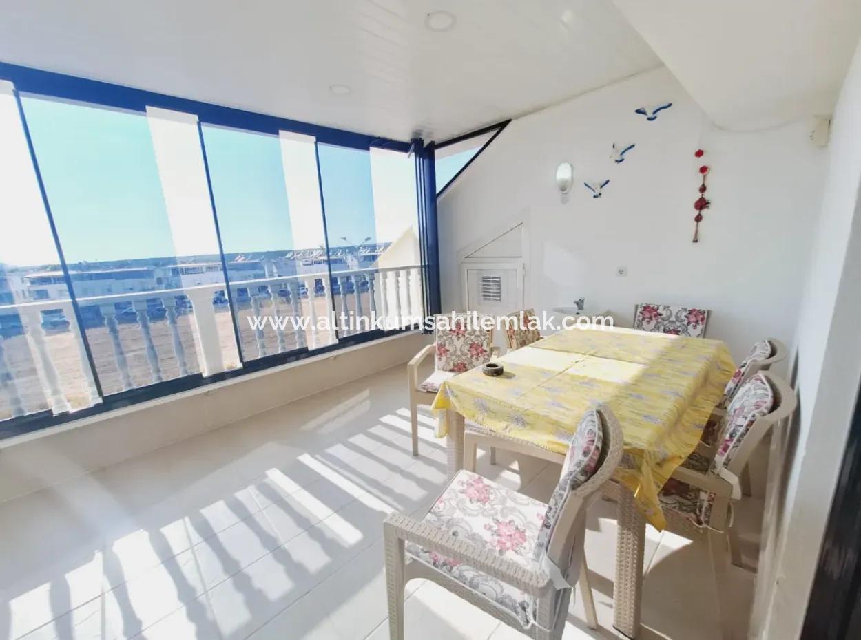 3 In 1 Duplex  With Pool For Sale In Didim Altinkum Çamlık Mah