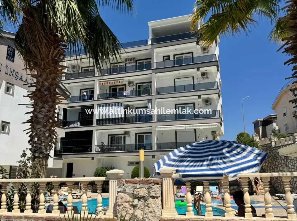 2 Bedroom Apartment With Sea View And Pool In Didim Hisar Neighborhood