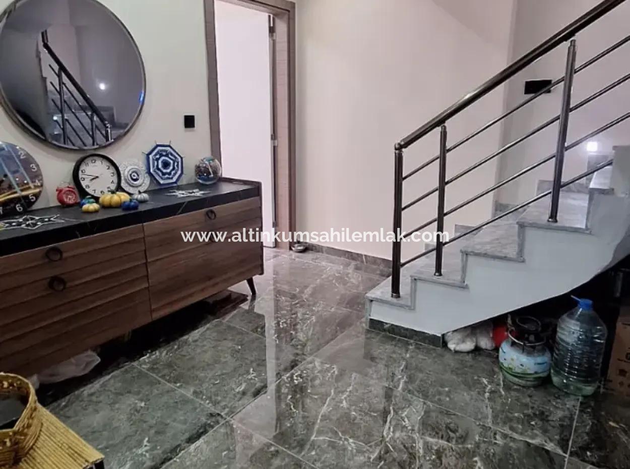 150Mt To The Sea!! 3 In 1 Luxury Garden Duplex For Sale In Camlik Neighborhood