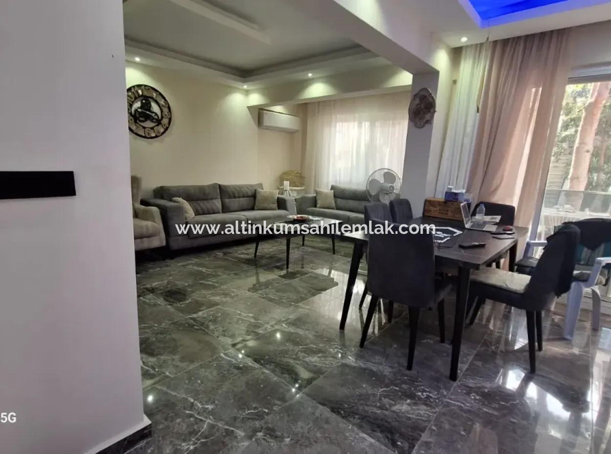 150Mt To The Sea!! 3 In 1 Luxury Garden Duplex For Sale In Camlik Neighborhood