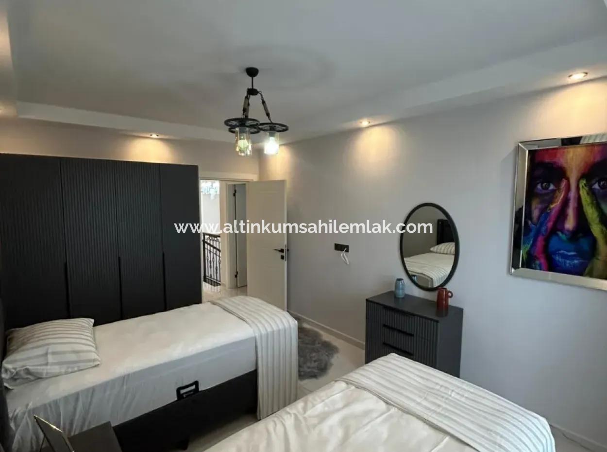 3 Bedroom Detached Furnished Villa With Pool For Sale In Didim Camlik