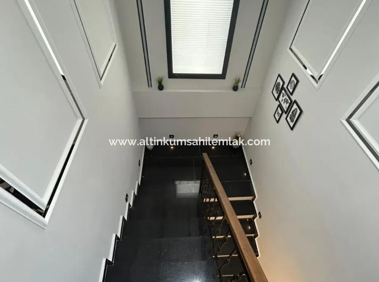 3 Bedroom Detached Furnished Villa With Pool For Sale In Didim Camlik