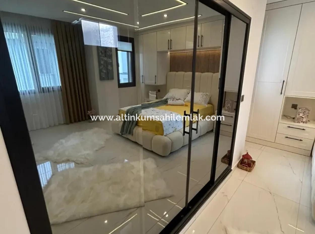 3 Bedroom Detached Furnished Villa With Pool For Sale In Didim Camlik