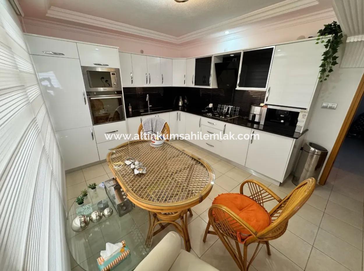 2 1 Fully Furnished Apartment For Sale In A Complex With Pool In Didim Efeler Neighborhood