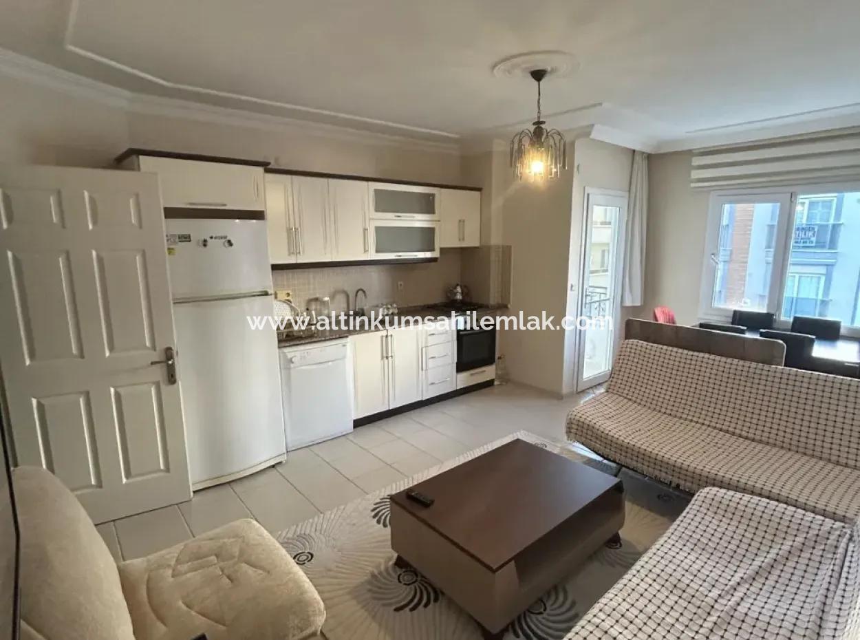 1 Bedroom Furnished Apartment With Pool In Didim Efeler Neighborhood