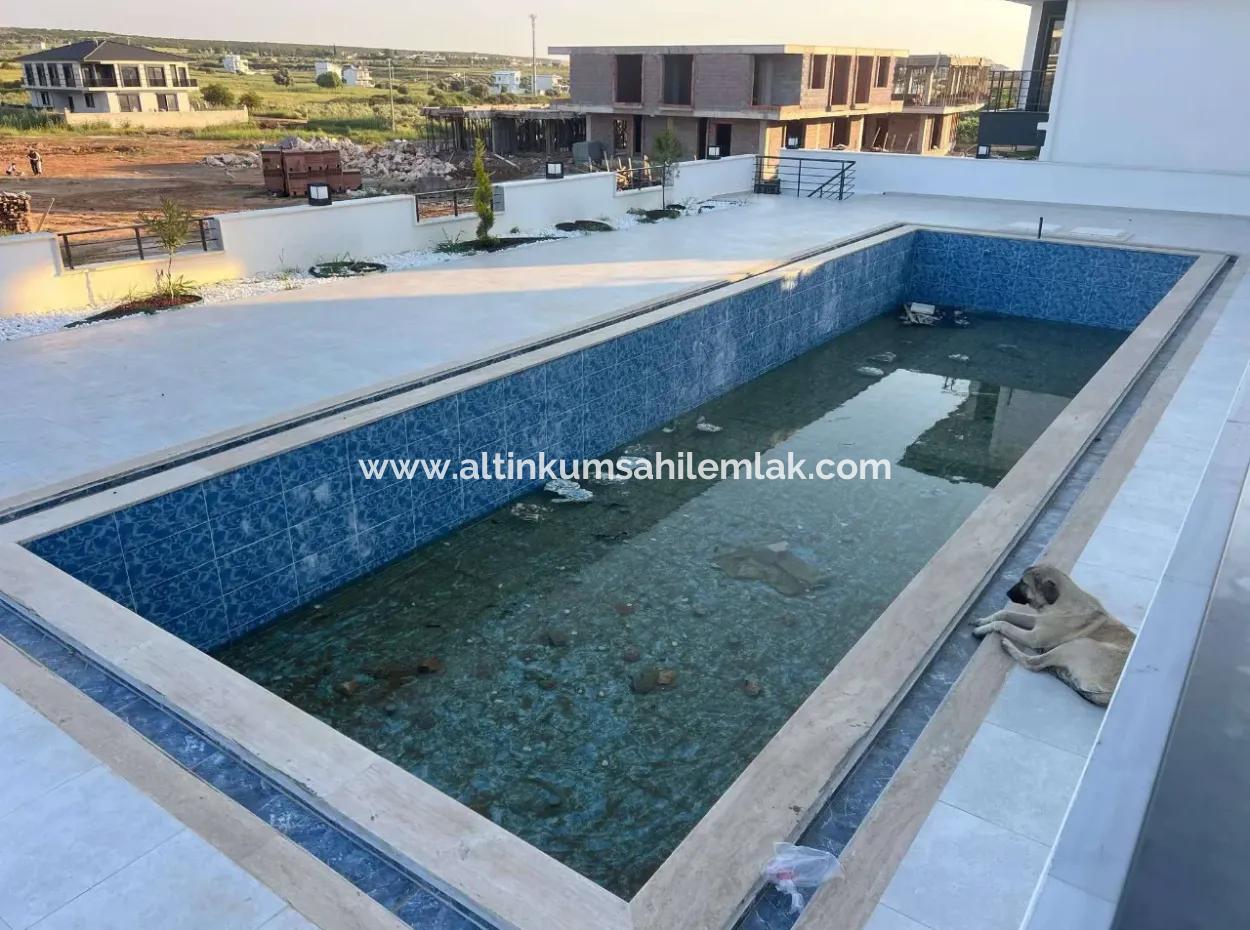 2 Bedroom  Furnished Poolside Apartment For Sale In Premium Plus Complex In Didim Hisar District