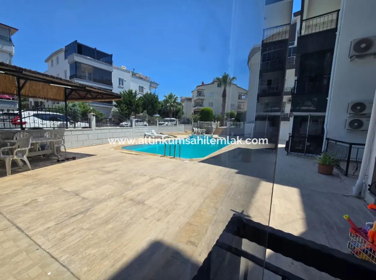 Unmissable Opportunity In Altinkum 2 1 Apartment! Walking Distance To The Beach | In A Complex With A Pool | Fully Furnished | No Cost | Ground Floor