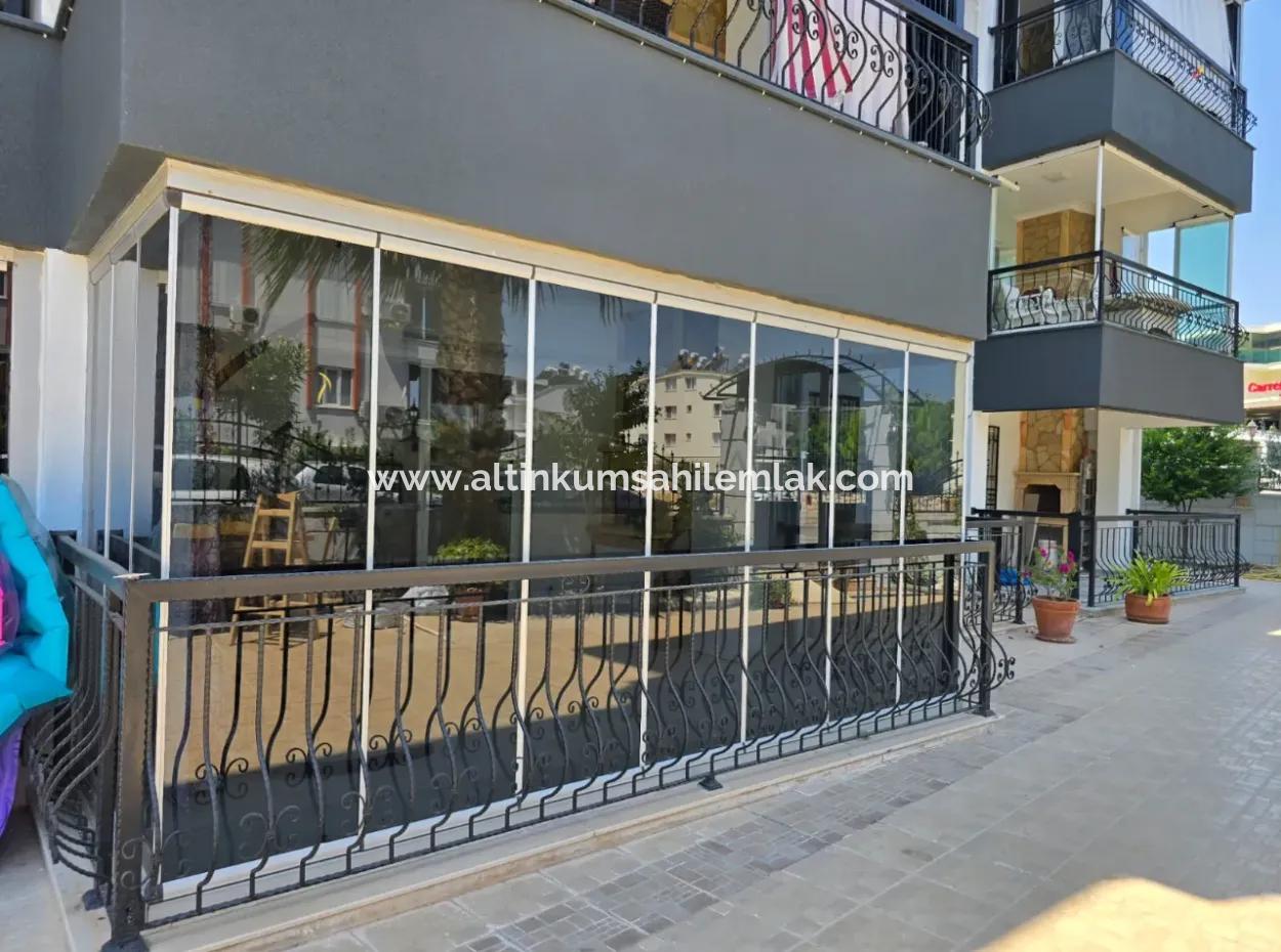 Unmissable Opportunity In Altinkum 2 1 Apartment! Walking Distance To The Beach | In A Complex With A Pool | Fully Furnished | No Cost | Ground Floor