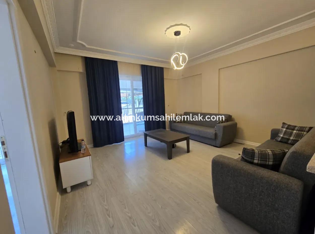 Unmissable Opportunity In Altinkum 2 1 Apartment! Walking Distance To The Beach | In A Complex With A Pool | Fully Furnished | No Cost | Ground Floor