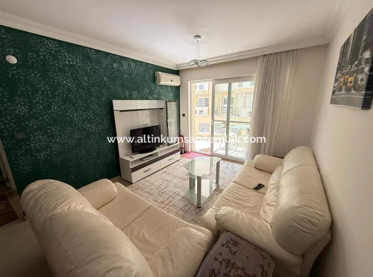 Flat For Sale – In Efeler Marina Visa Site – Ground Floor – 2 1 – Furnished – Pool View