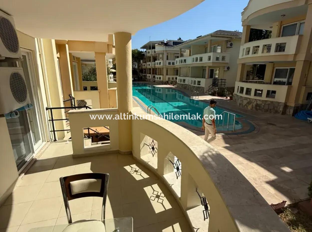 Flat For Sale – In Efeler Marina Visa Site – Ground Floor – 2 1 – Furnished – Pool View