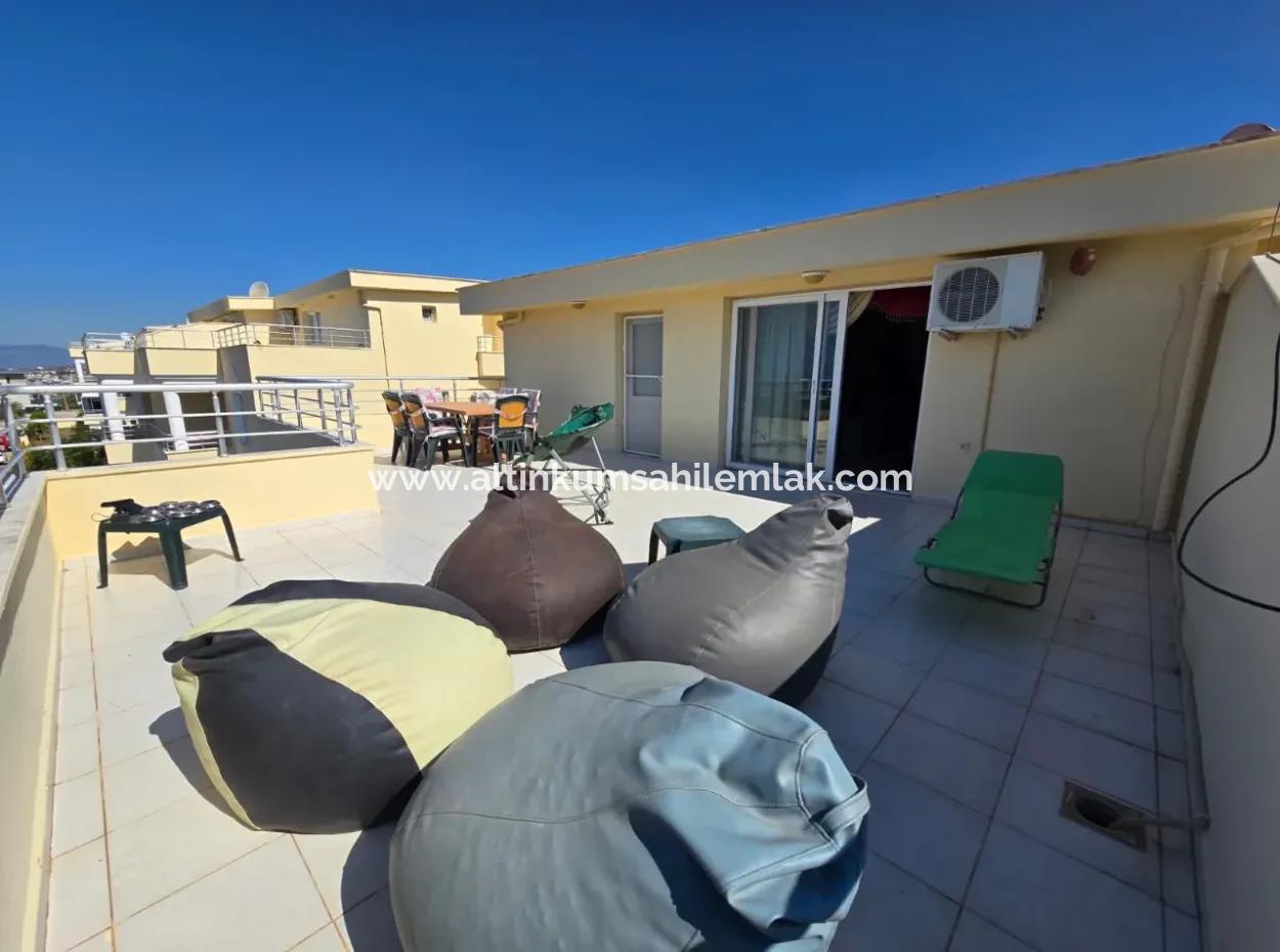 Sea View 3 Bedroom Duplex For Sale In Royal Blue Complex In Mavişehir Didim