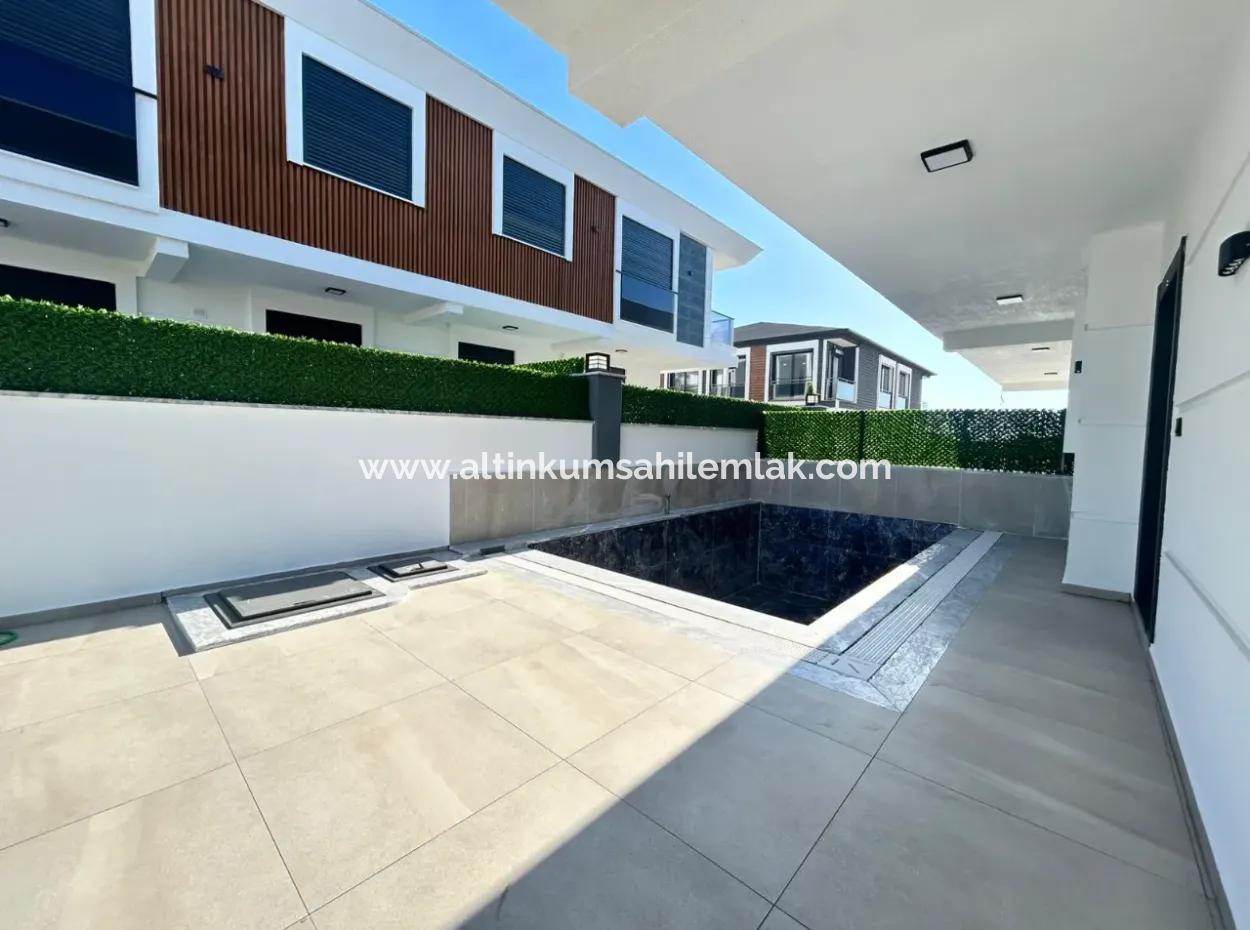 3 1 Modern Detached Entrance Villa With Pool For Sale In Didim Hisar District