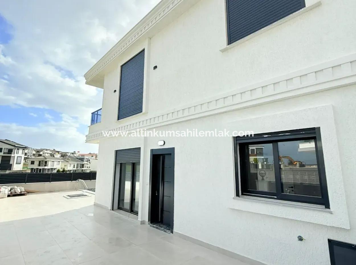 3 1 Separate Kitchen, Corner Pool Villa For Sale In Aydın Didim Hisar Neighborhood