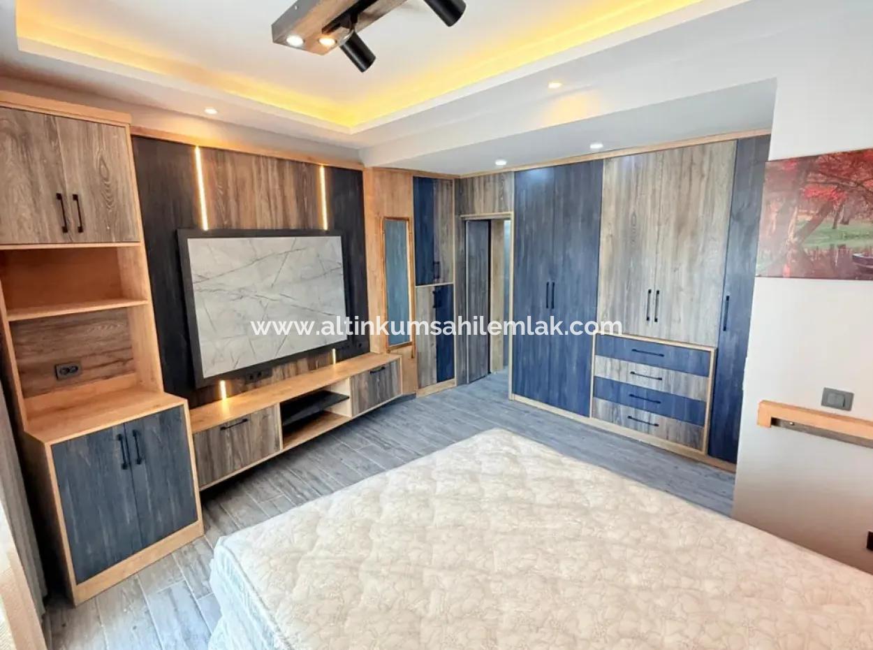 3 1 Furnished Villa For Sale In Aydın Didim Hisar, Corner Pool, Close To The Sea