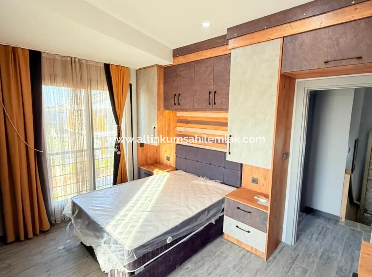 3 1 Furnished Villa For Sale In Aydın Didim Hisar, Corner Pool, Close To The Sea