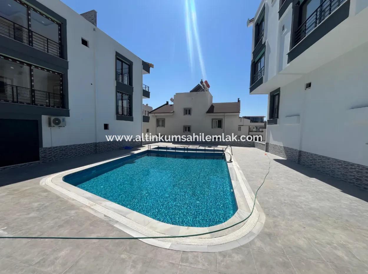 Zero Duplex With Sea View Elevator In Aydın Didim Efeler With 3 1 Separate Kitchen In A Pool Site