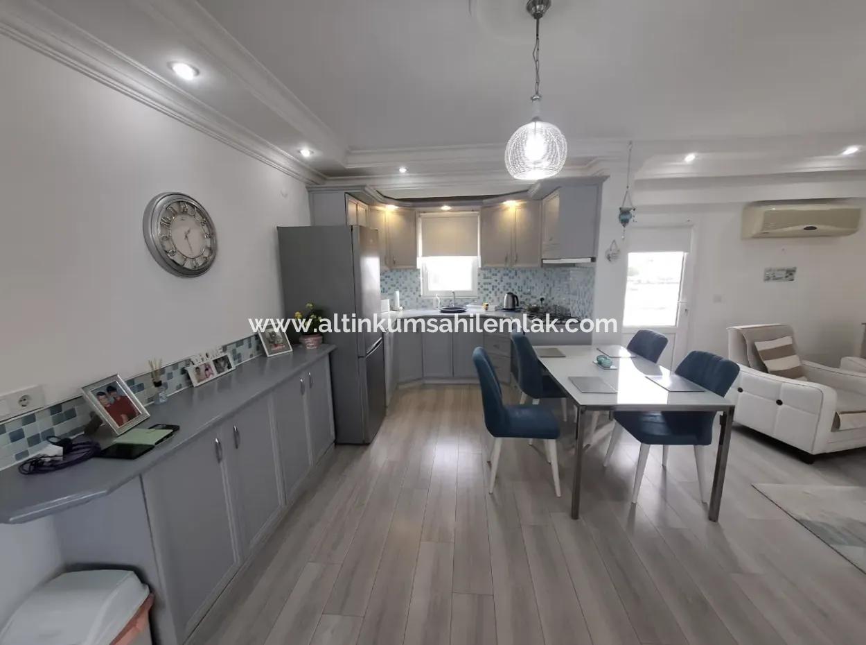 Fully Furnished Large Room 2 1 Duplex In A Complex With Pool For Sale In Aydın Didim Efeler