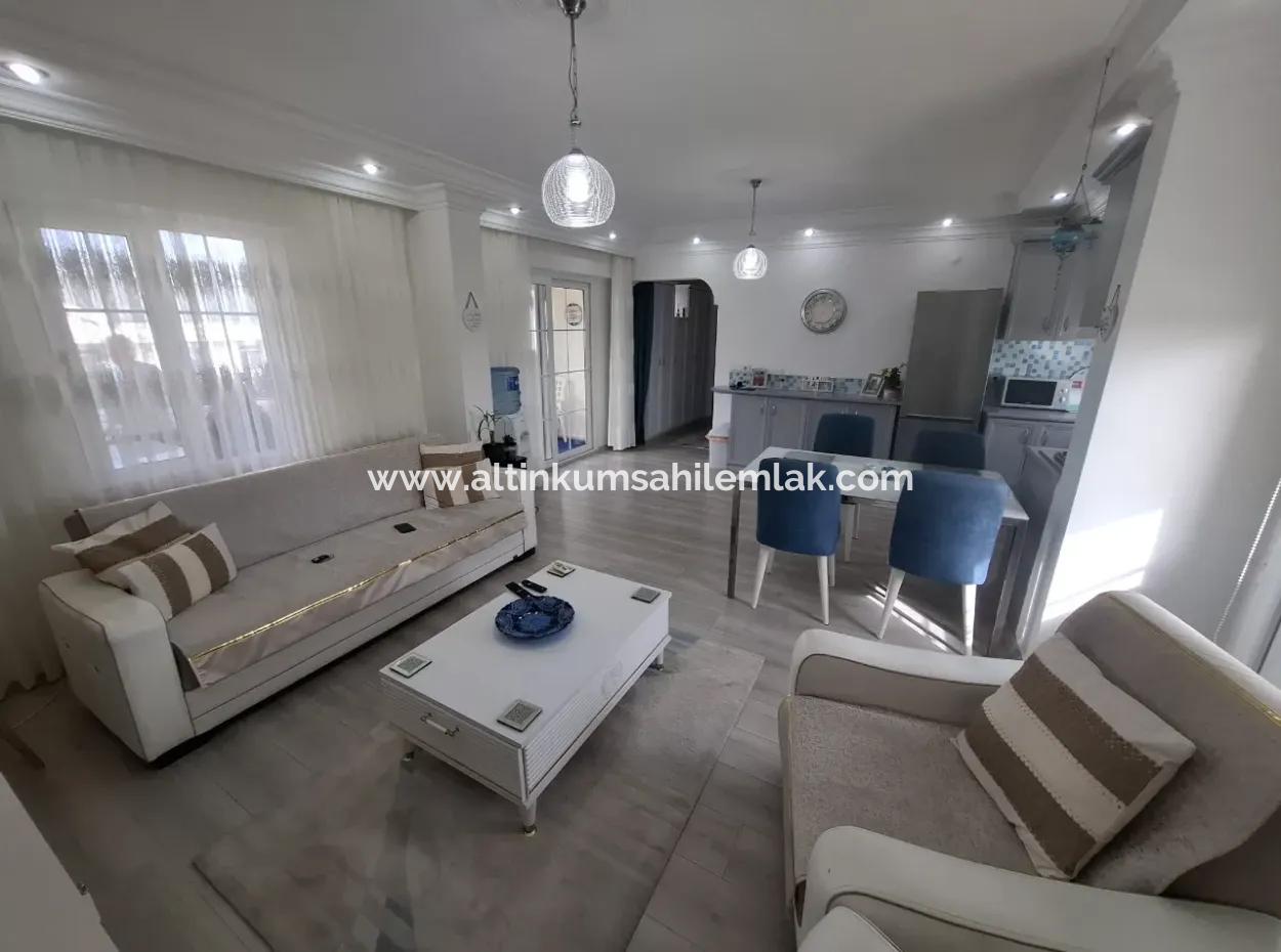 Fully Furnished Large Room 2 1 Duplex In A Complex With Pool For Sale In Aydın Didim Efeler