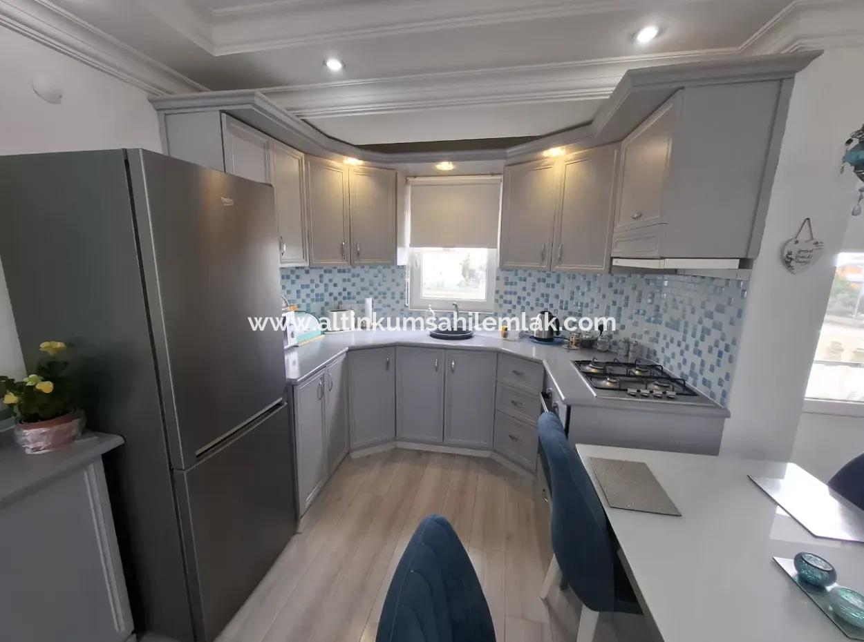 Fully Furnished 2 Bedroom Duplex In A Complex With Pool For Sale In Aydın Didim Efeler