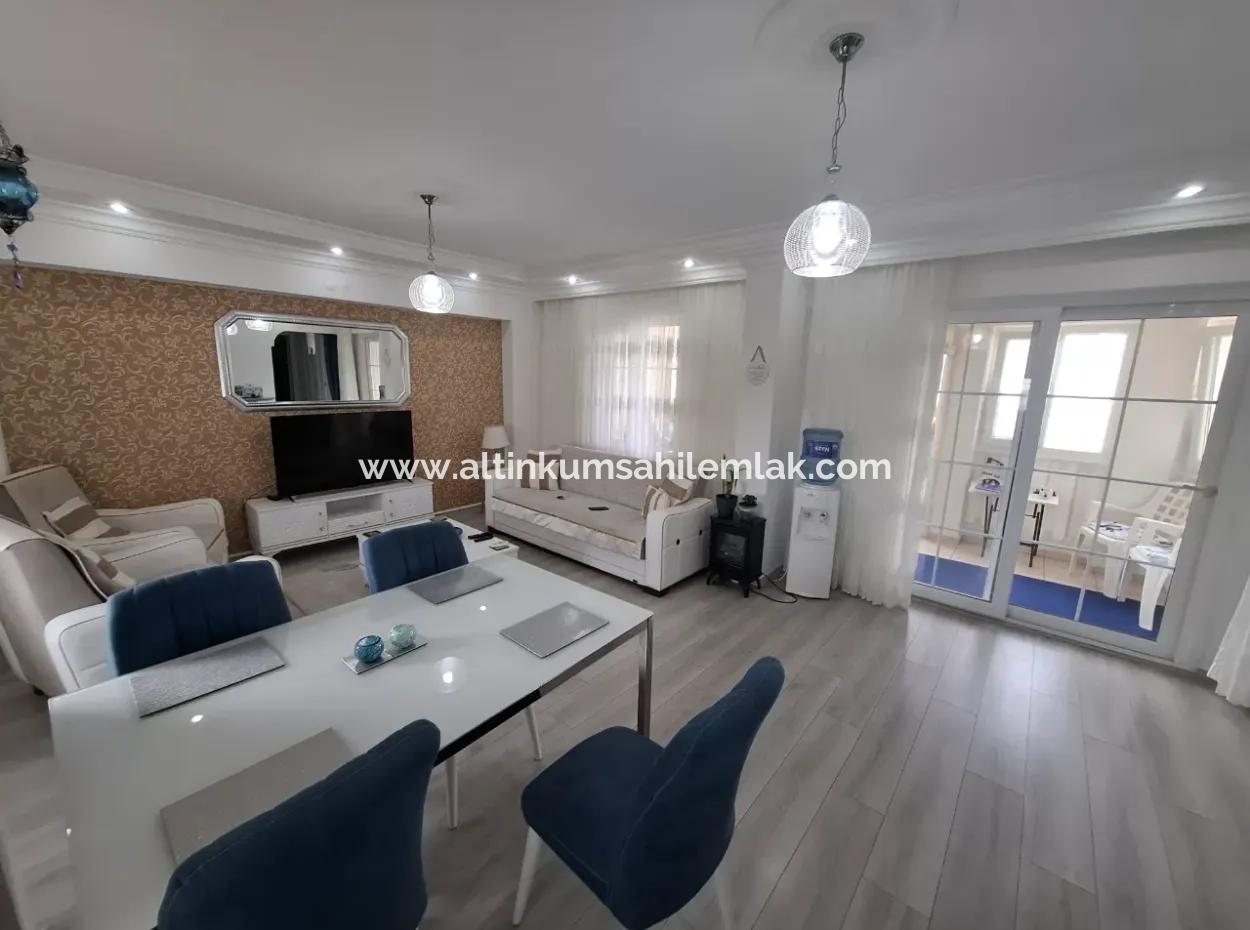 Fully Furnished 2 Bedroom Duplex In A Complex With Pool For Sale In Aydın Didim Efeler