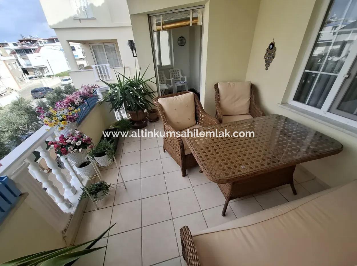 Fully Furnished 2 Bedroom Duplex In A Complex With Pool For Sale In Aydın Didim Efeler