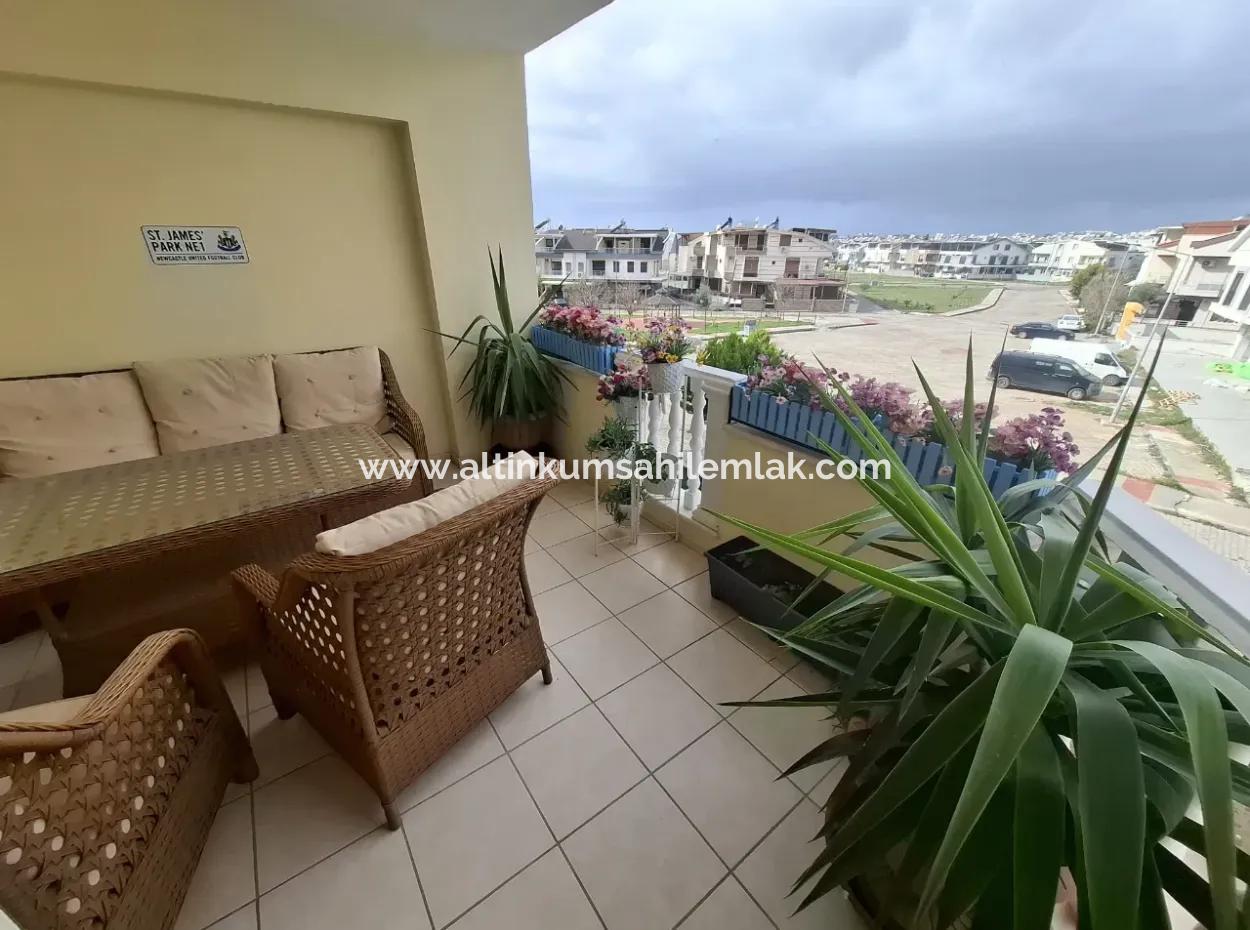 Fully Furnished 2 Bedroom Duplex In A Complex With Pool For Sale In Aydın Didim Efeler