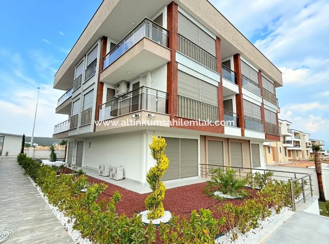 2 1 Brand New Spacious Flat In A Pool Site For Sale In Didim Cumhuriyet Neighborhood