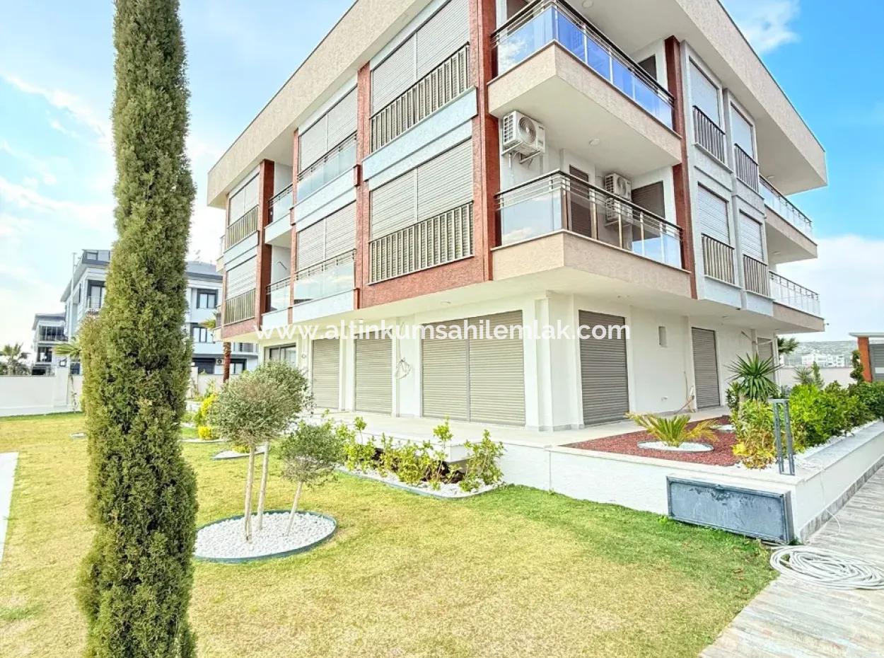 2 1 Brand New Spacious Flat In A Pool Site For Sale In Didim Cumhuriyet Neighborhood