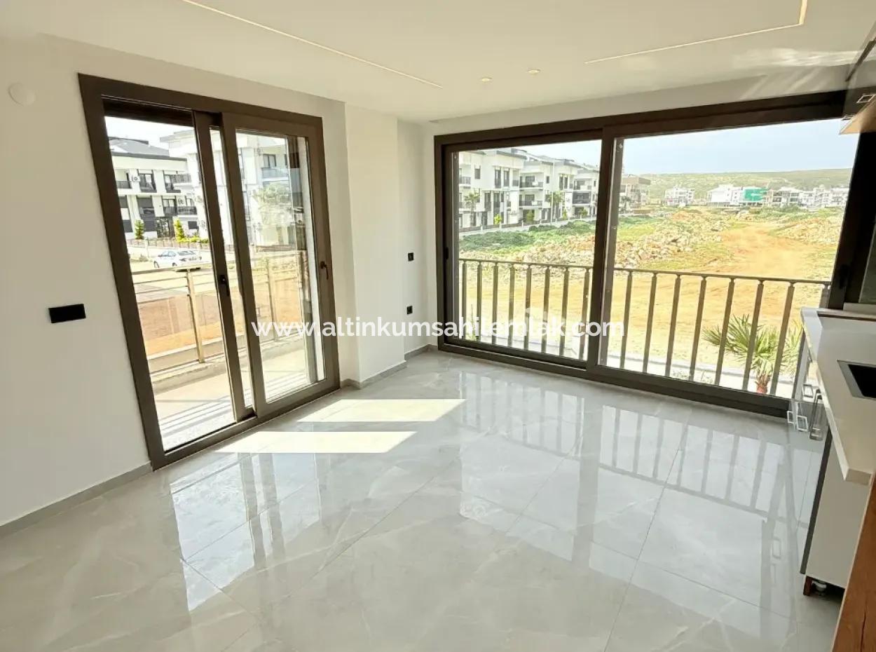 2 1 Brand New Spacious Flat In A Pool Site For Sale In Didim Cumhuriyet Neighborhood