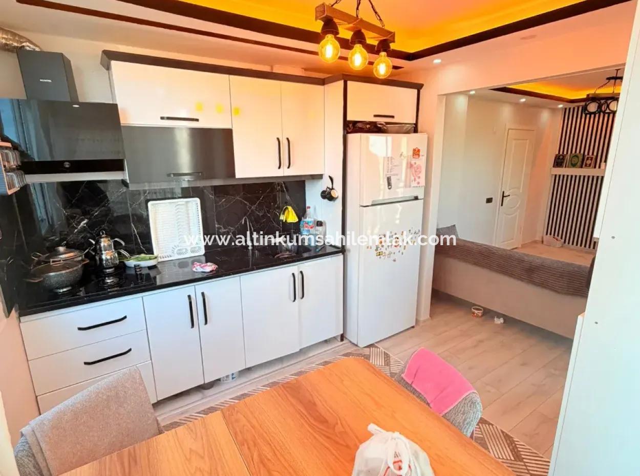1 1 Separate Kitchen View Apartment For Sale In Didim Cumhuriyet District!