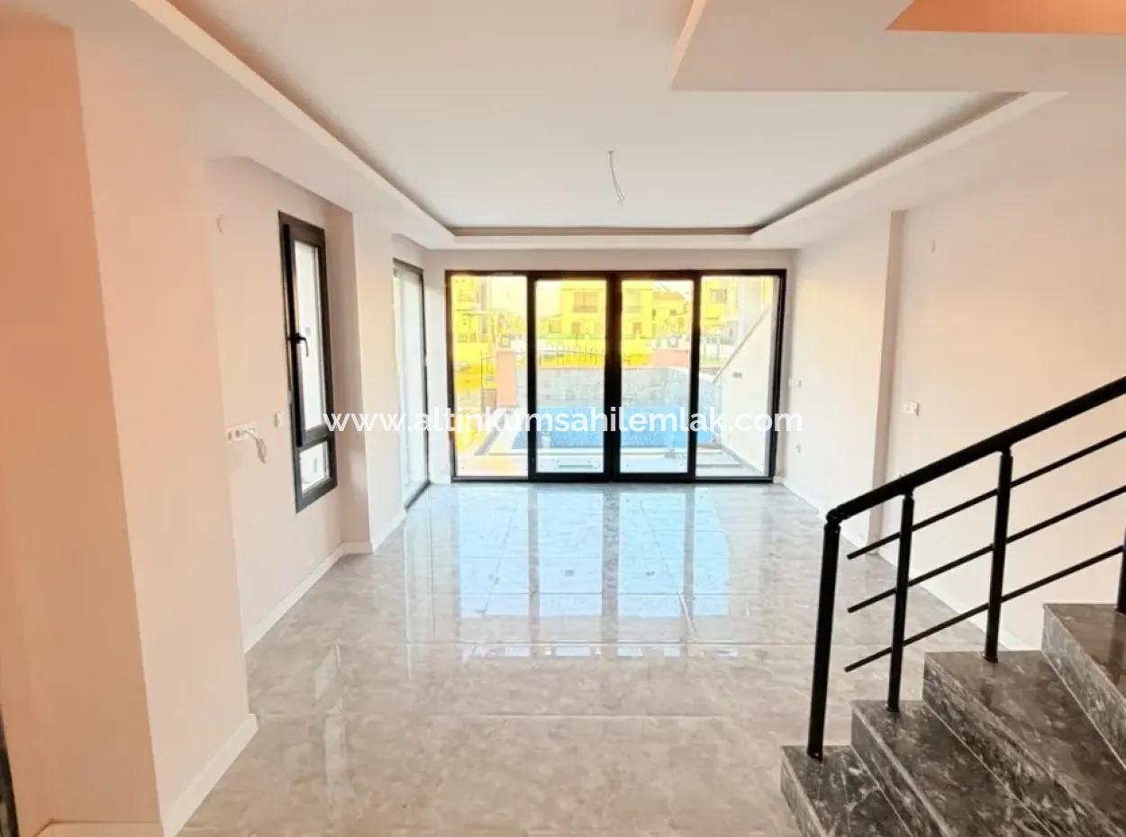 3 1 Triplex Adjacent Nizam Zero Pool Villa For Sale In Efeler Neighborhood