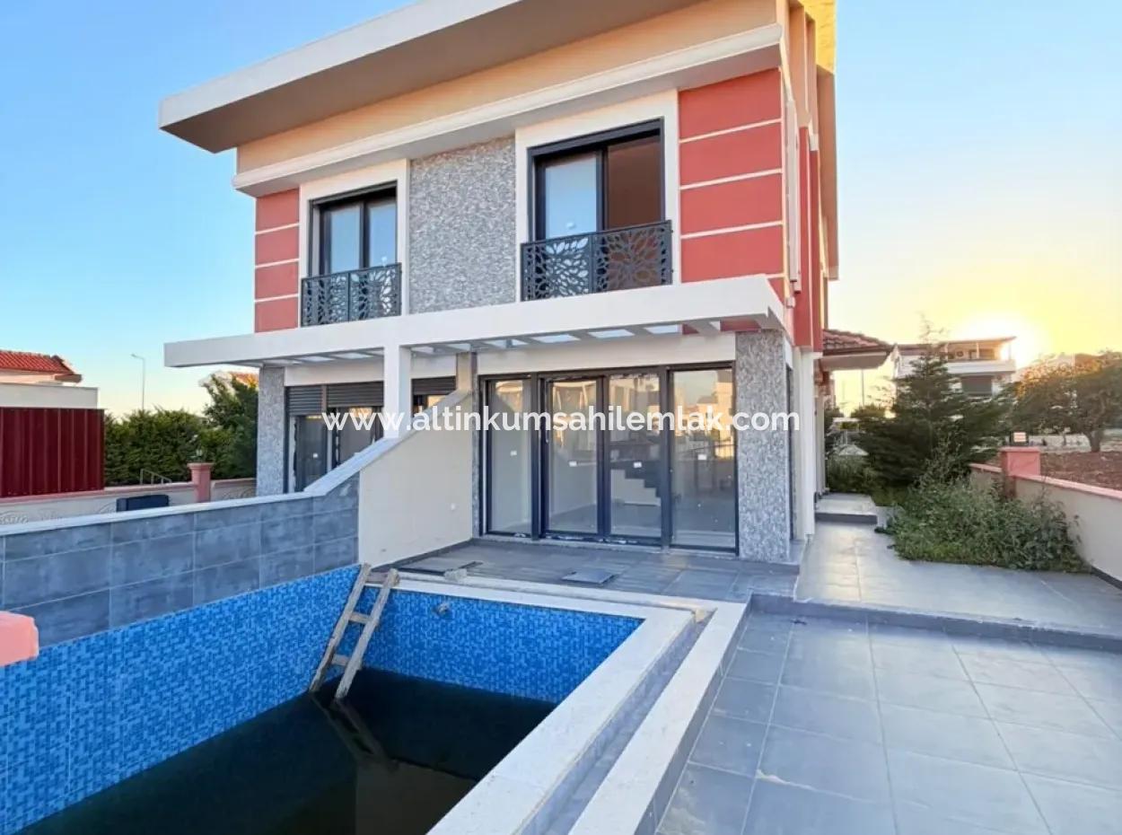 3 1 Triplex Adjacent Nizam Zero Pool Villa For Sale In Efeler Neighborhood