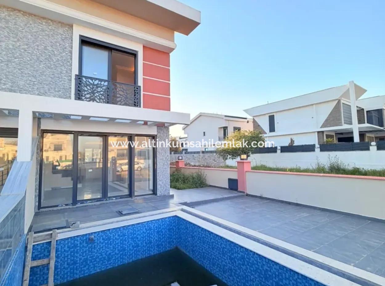 3 1 Triplex Adjacent Nizam Zero Pool Villa For Sale In Efeler Neighborhood