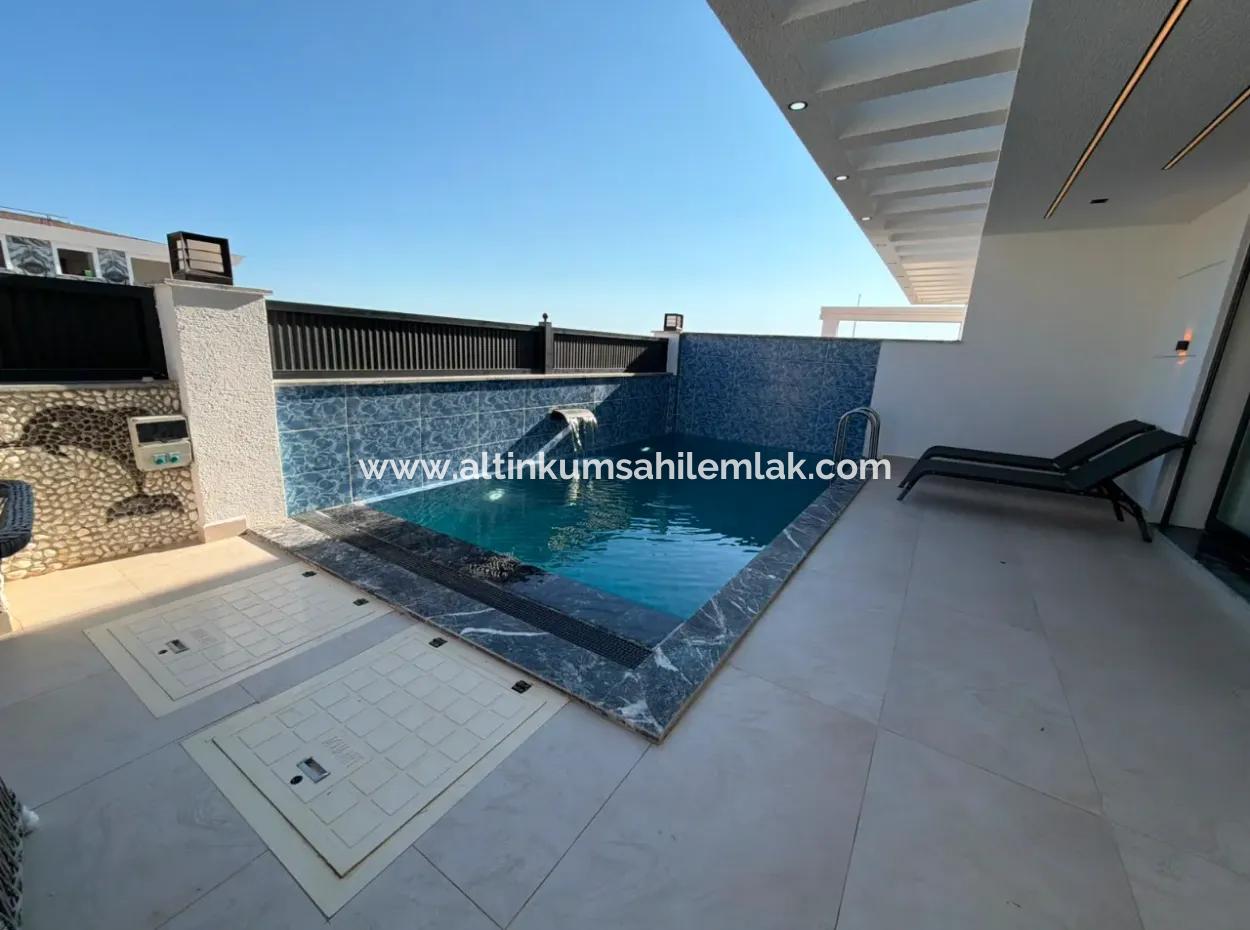 Luxury 3+1 Fully Furnished Villa With Private Pool In Didim Efeler
