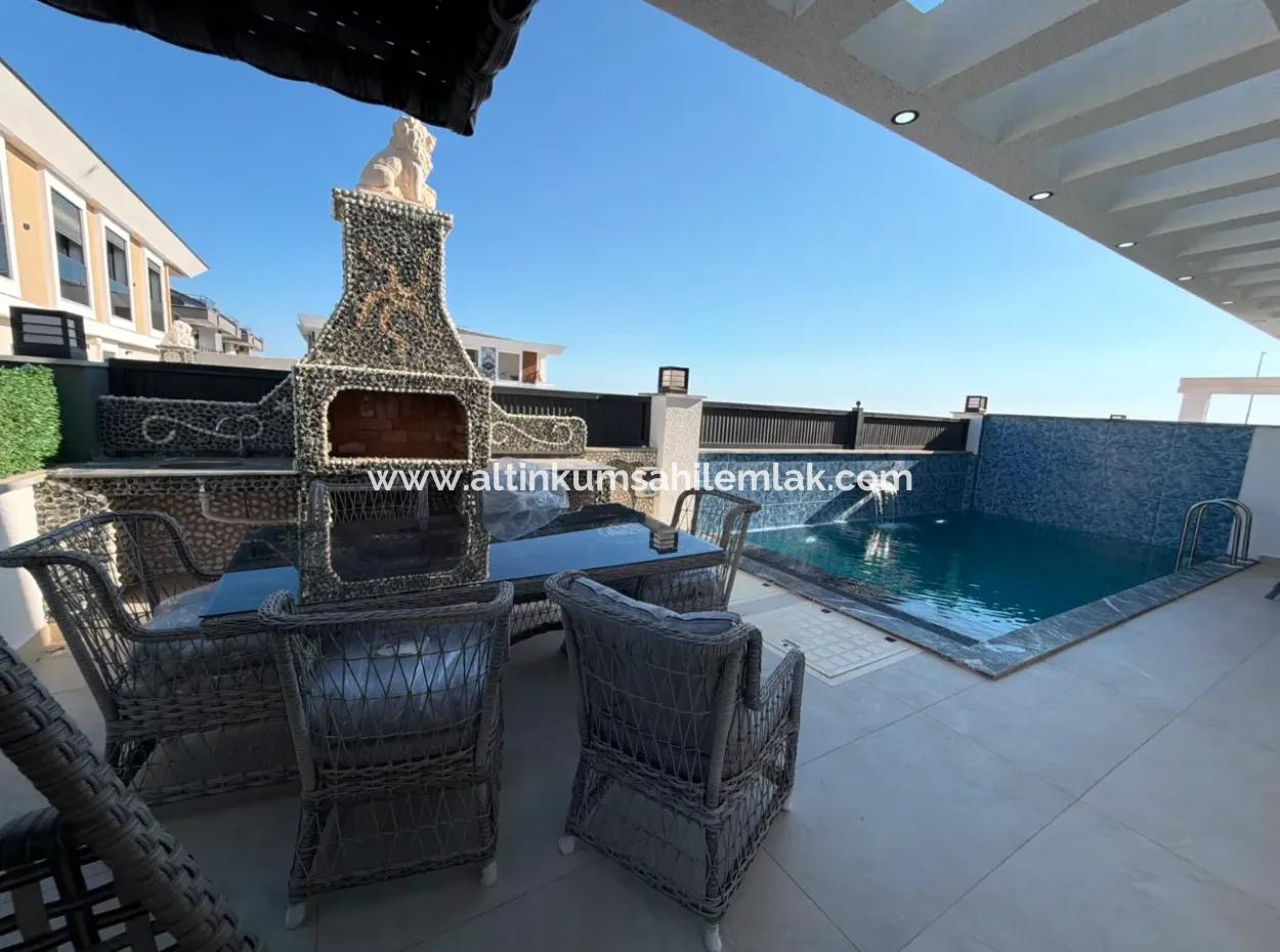 Luxury 3+1 Fully Furnished Villa With Private Pool In Didim Efeler
