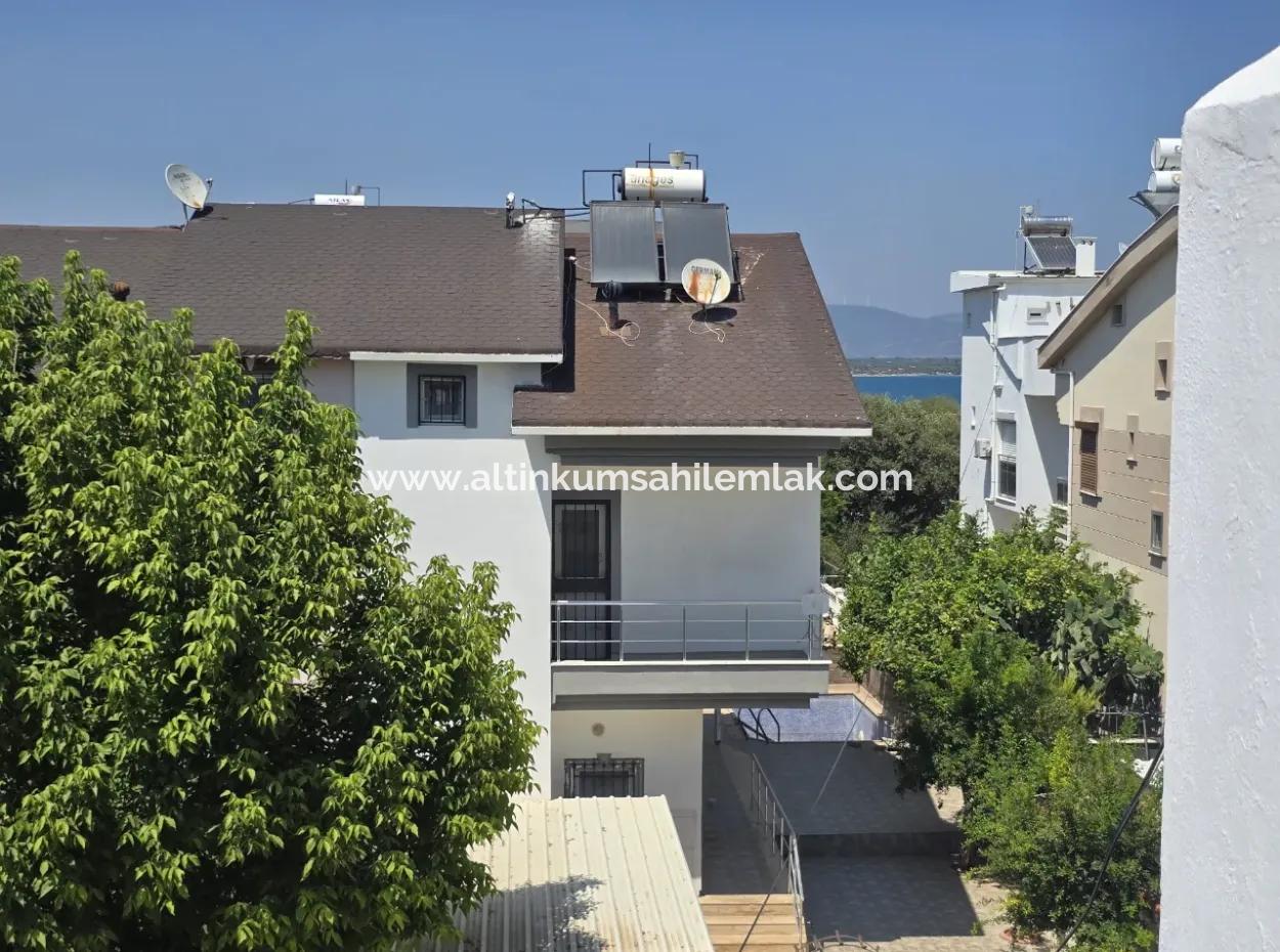 4+1 Detached Villa In Didim Altinkum, Only 50 M From The Sea