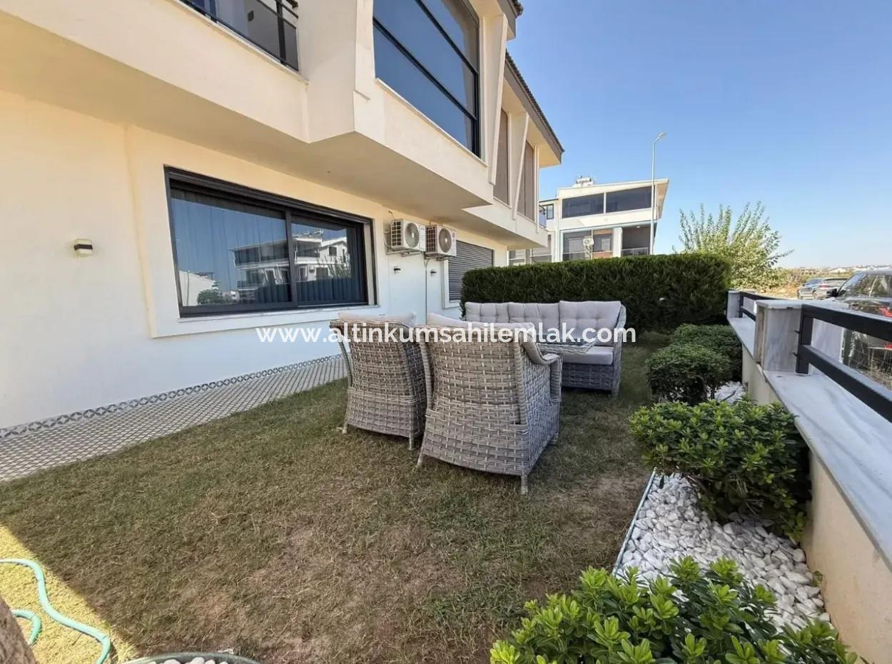 Opportunity 3+1 Front-Facing Villa In Didim Efeler, Located In A Residential Complex With A Swimming Pool, Fully Furnished And Equipped With A Smart Home System