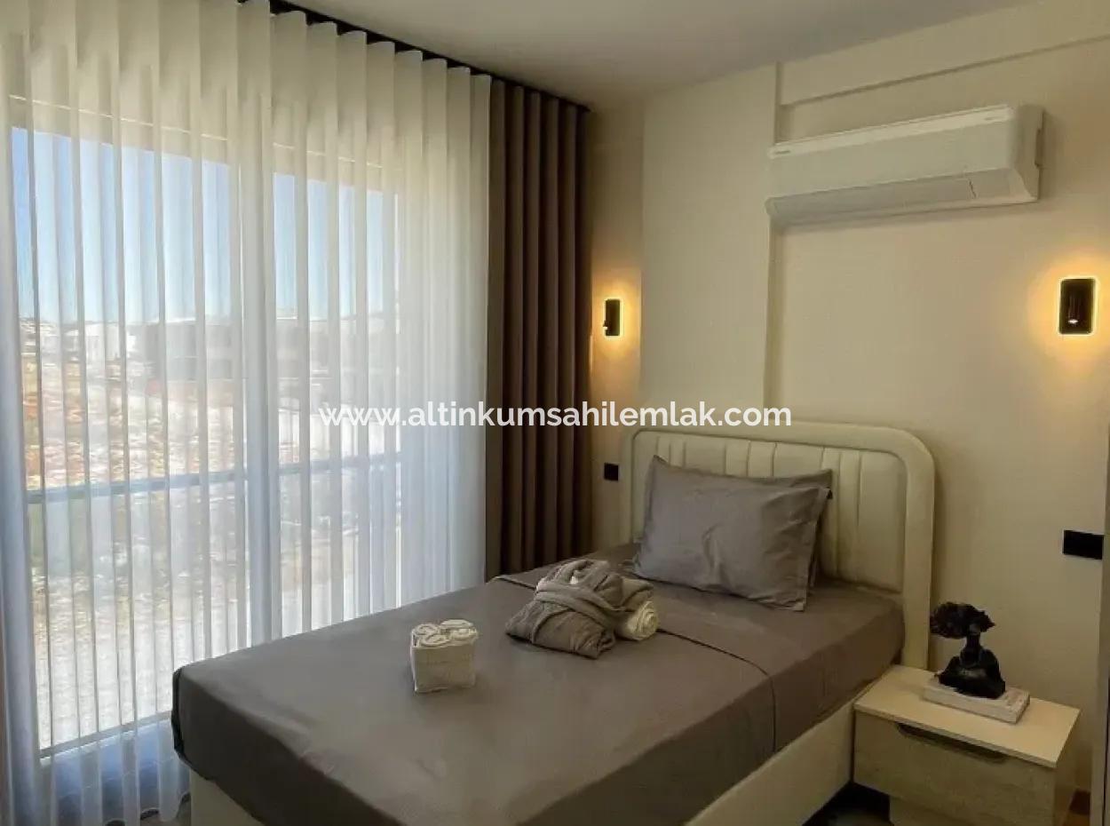 Fully Furnished 3+1 Triplex Villa With Smart Home System In A Residential Complex With Pool In Didim Efeler