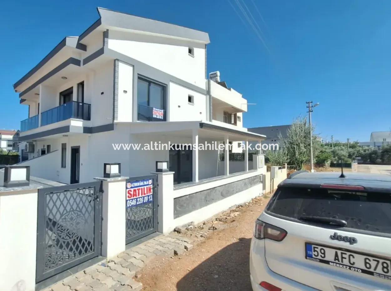 Front Facade 3 1 Terraced Villa In Didim Hisar District