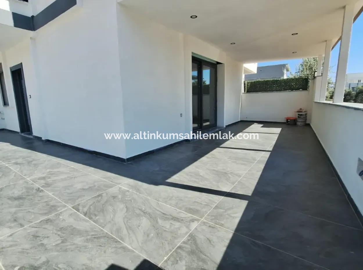 Front Facade 3 1 Terraced Villa In Didim Hisar District