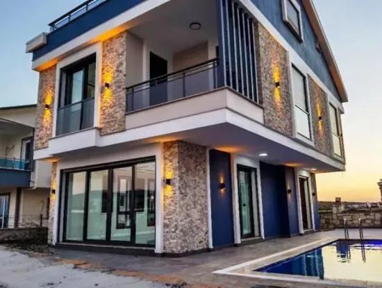 Detached Villa For Sale In Didim, 5 Beds Detached House