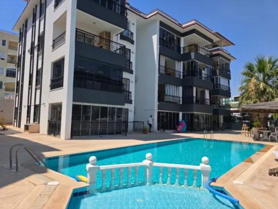Unmissable Opportunity In Altinkum 2 1 Apartment! Walking Distance To The Beach | In A Complex With A Pool | Fully Furnished | No Cost | Ground Floor