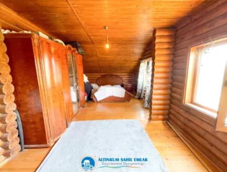 Wooden Villa For Sale In A Great Location In Didim, Altinkum And With Great Architecture