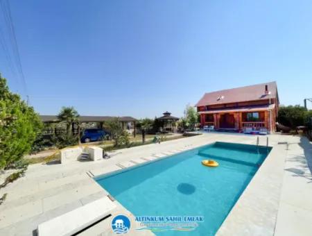 Lovely 3 Bedroom Detached Wooden House For Sale In Didim