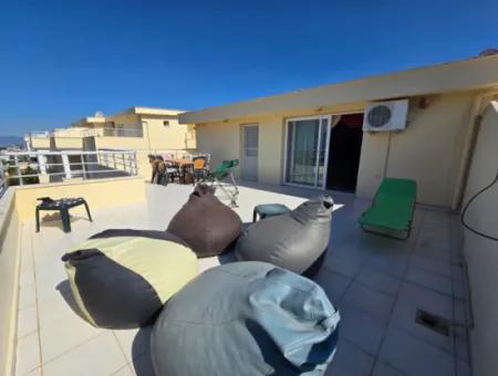 Sea View 3 Bedroom Duplex For Sale In Royal Blue Complex In Mavişehir Didim