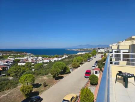 Sea View 3 Bedroom Duplex For Sale In Royal Blue Complex In Mavişehir Didim