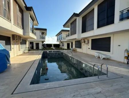 Aydin Didim Efeler Neighborhood Underfloor Heated • Smart System • Inside The Site With Pool • 3 1 Corner Villa