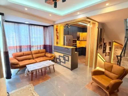 3 1 Furnished Villa For Sale In Aydın Didim Hisar, Corner Pool, Close To The Sea