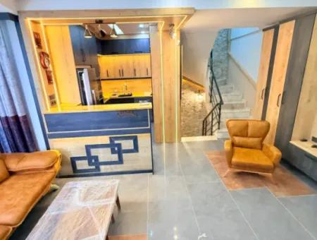 3 1 Furnished Villa For Sale In Aydın Didim Hisar, Corner Pool, Close To The Sea